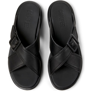 Sandalias - CAMPER Edy - Negro - Cuero liso