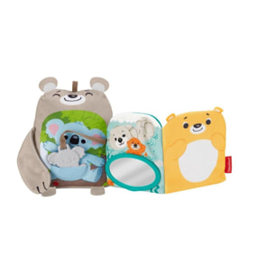 Fisher-Price Libro Attività delle Coccole, Giocattolo per Neonati 3+ Mesi unisex Fisher-Price