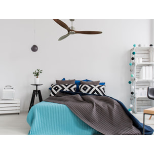 Ventilador de techo Reversible Termostato Wifi Motor DC Techos Inclinados Mando a Distancia Hypersilence Memoria SabaD166C0364989 PURLINE