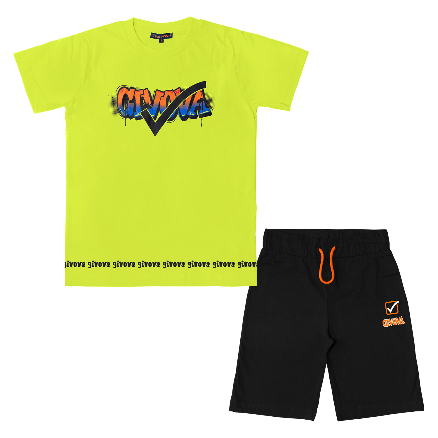 Completo Corto Bimbo Ragazzo GIVOVA Cotone