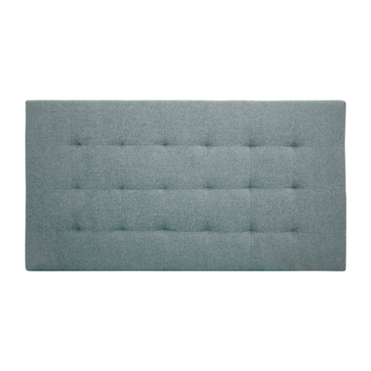 Cabecero tapizado de poliester con pliegues en color azul de varias medidas