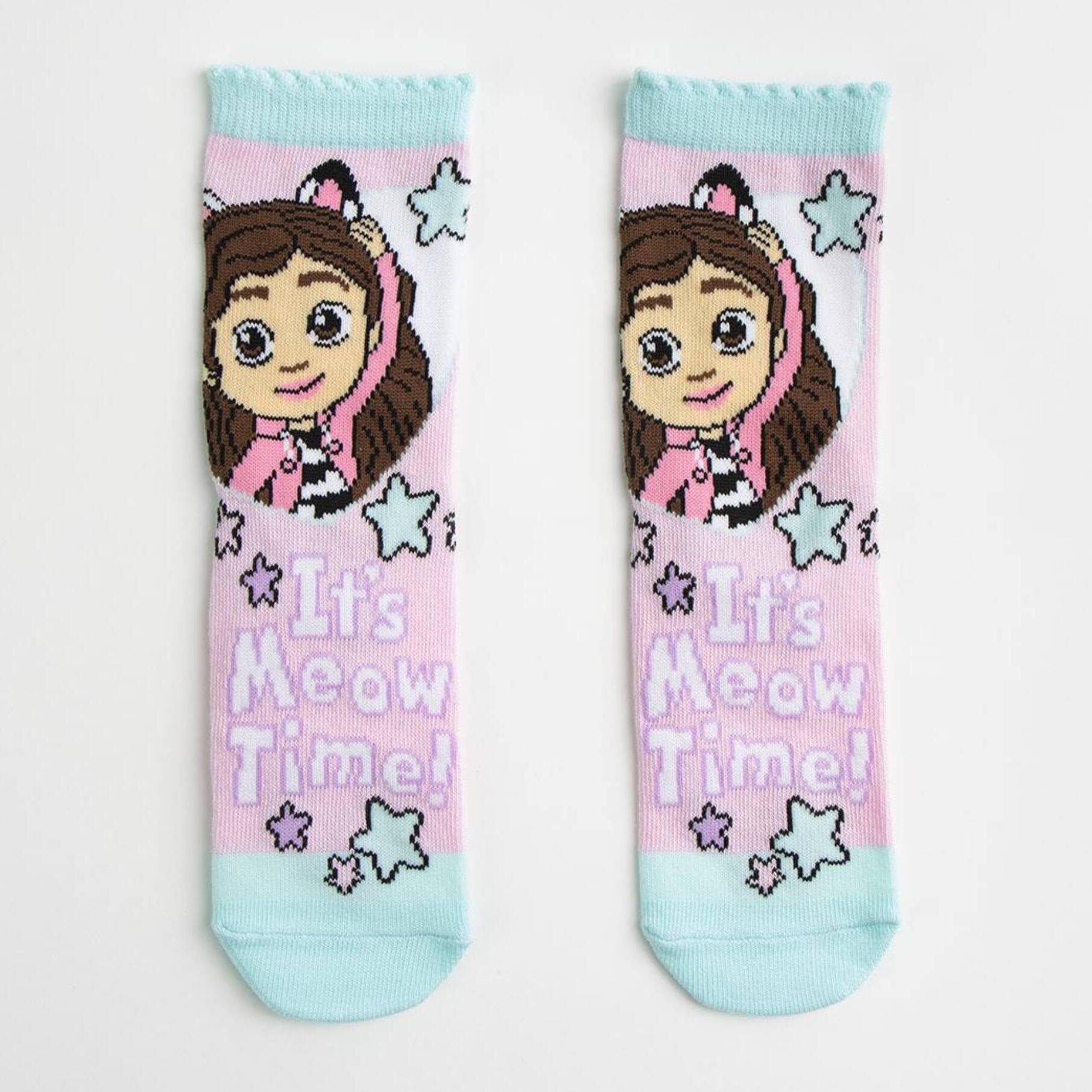 Pack de 3 calcetines infantiles diseño gabby's dollhouse