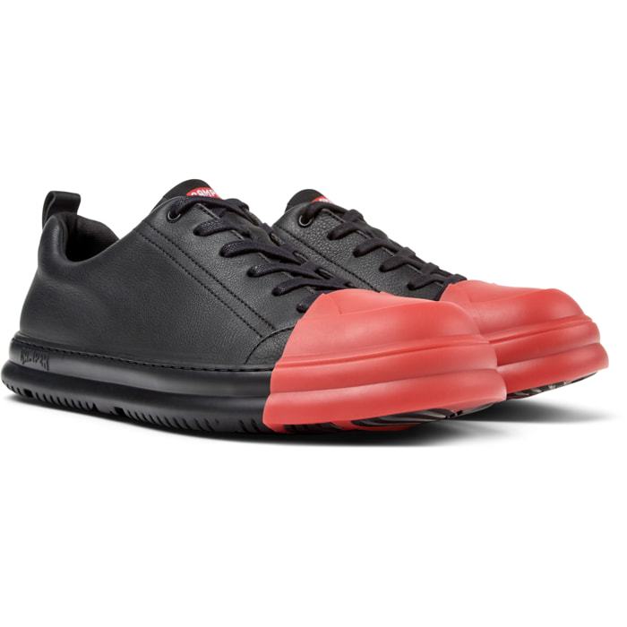 Zapatos de cordones - CAMPER Junction Runner - Negro - Cuero liso