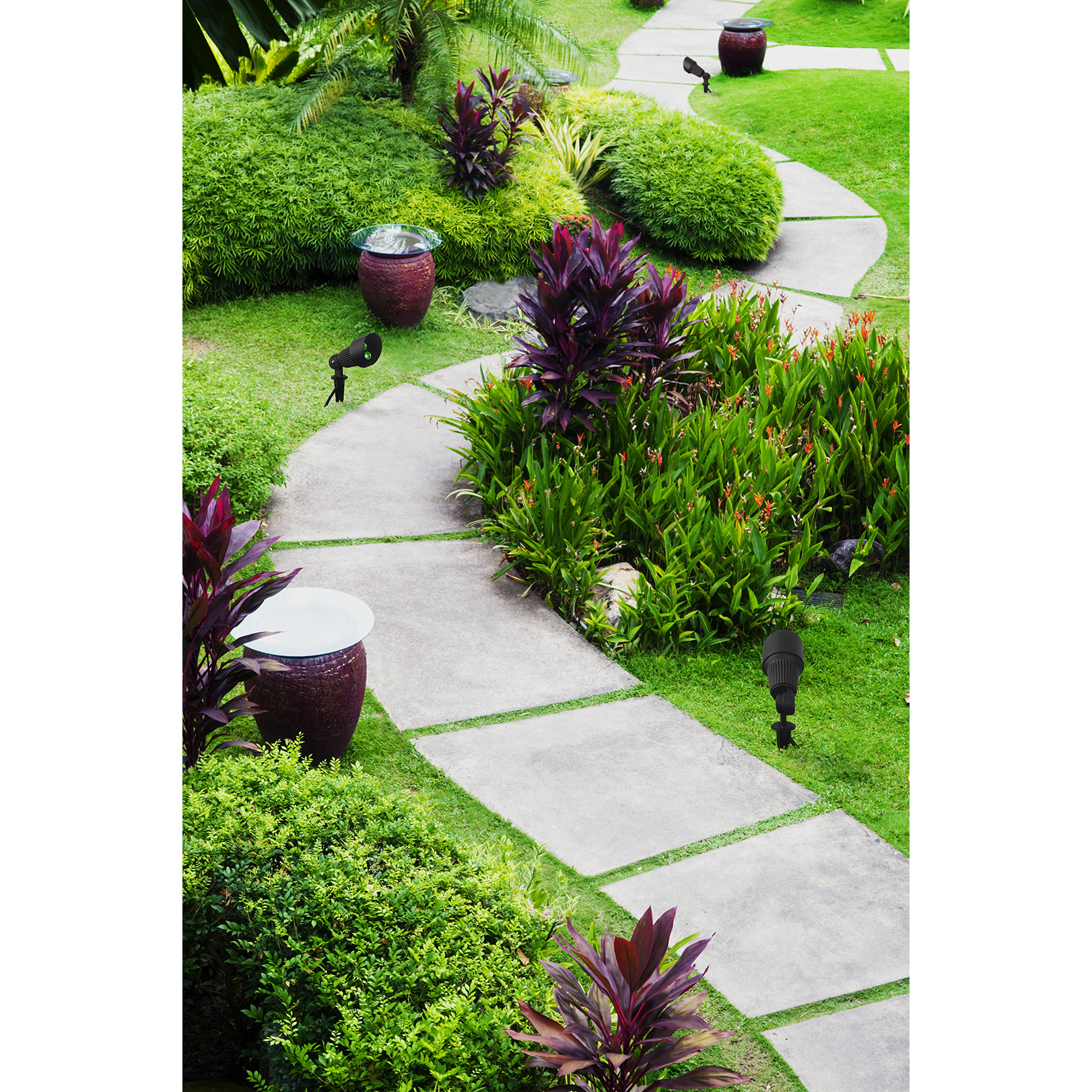 FORLIGHT Proyector Ip65 Minimal Green Led 6W Green Negro 229Lm