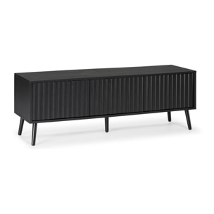 Mueble TV Lluvia 3 puertas color Negro