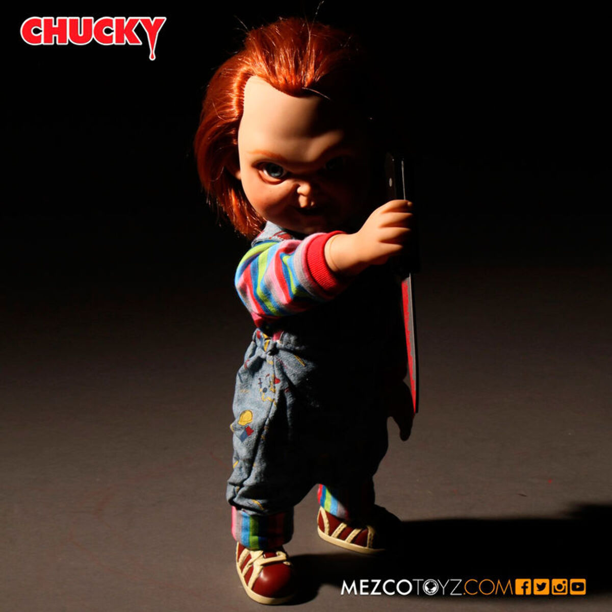 Bambola Chucky Con Suono 38 cm Gioco per Ragazzi Mezco Toys