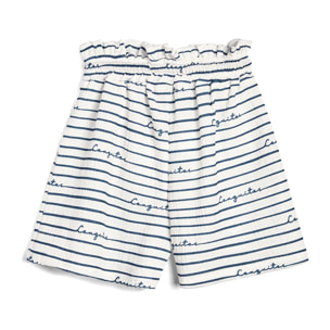 Shorts de Rayas Cintura Elástica