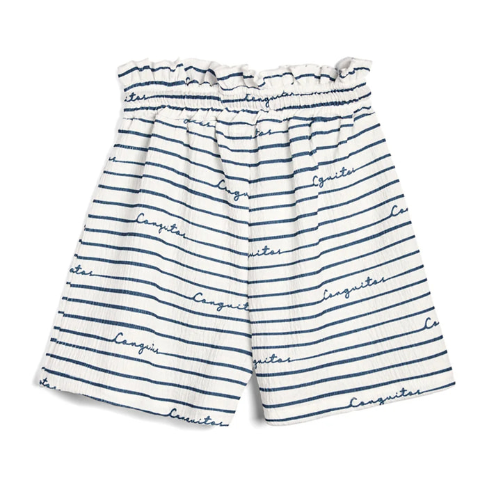 Shorts de Rayas Cintura Elástica