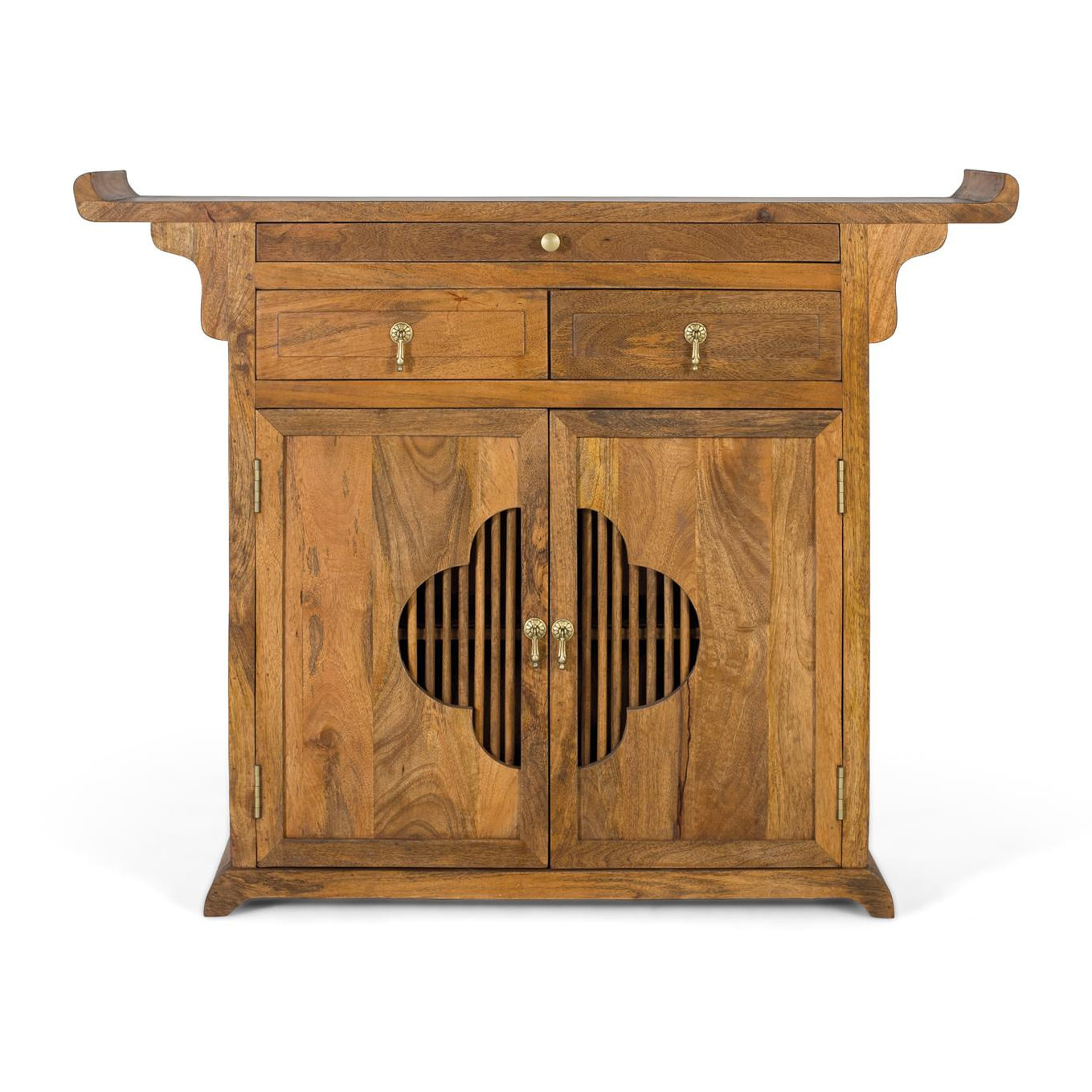 Aparador de Madera de Mango 120 Cm Estilo Oriental