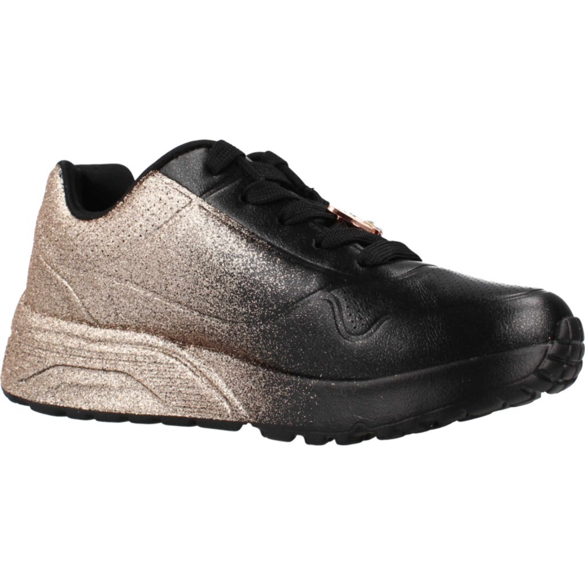 Zapatillas Niña Uno Lite - Heartdust Forever Negro