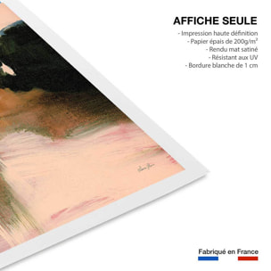 Affiche Texture brossée Affiche seule