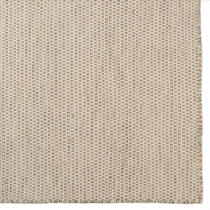 QUENTIN - Tapis rect. 200x290cm laine tissée couleur blanc/marron chiné