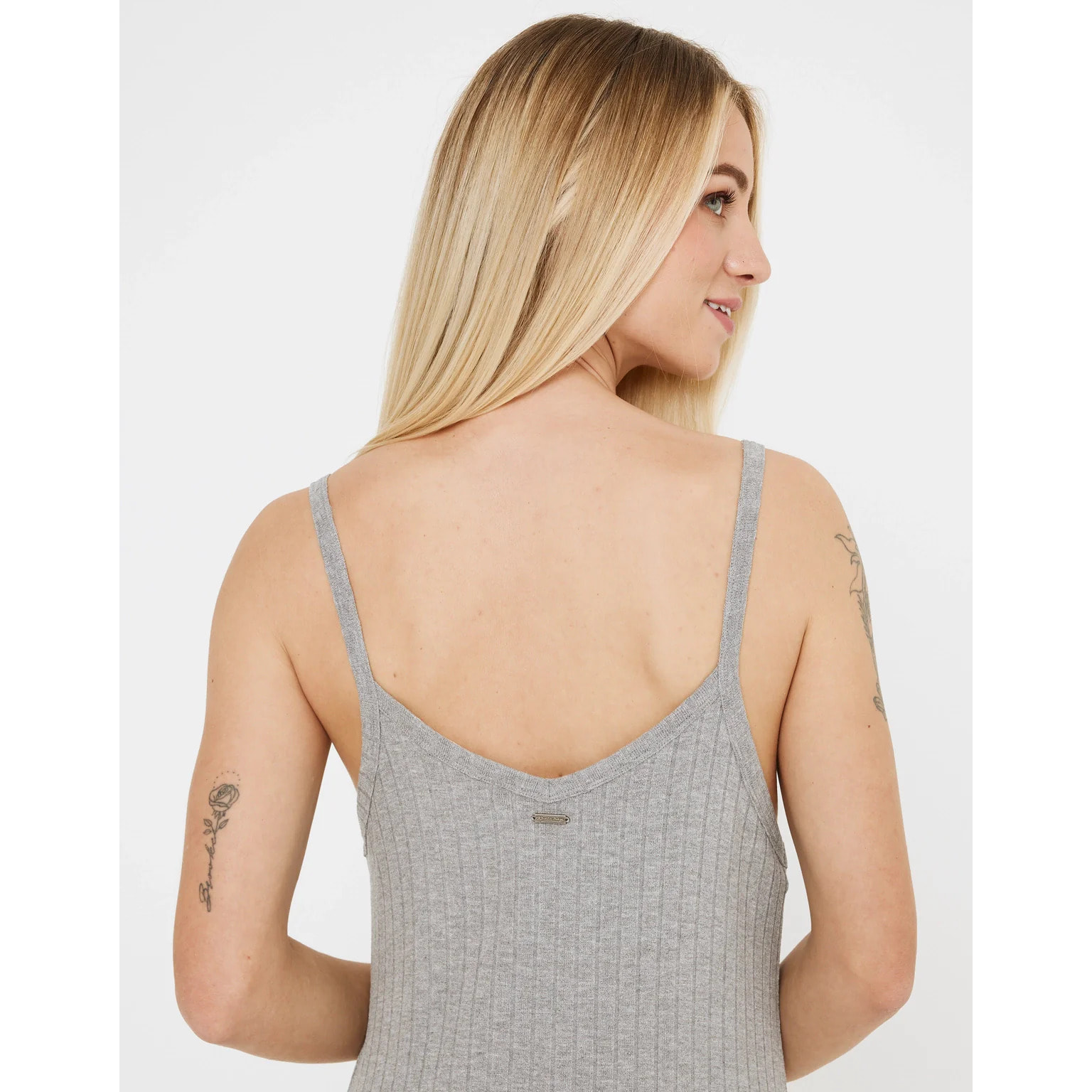 Vestido Midi Tirantes Gris - Efua