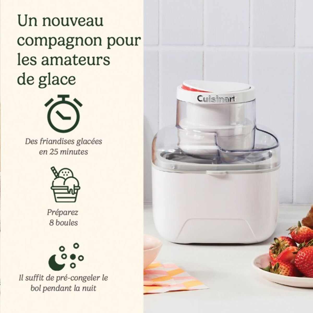 Sorbetière CUISINART ICEM10E