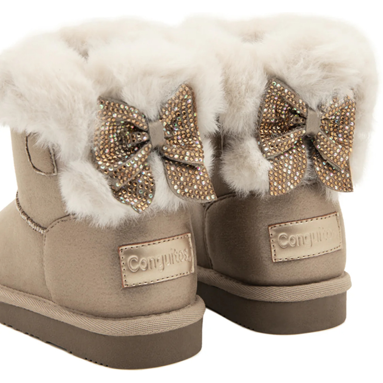 Conguitos - Stivali australiani per bambini con fodera in pile