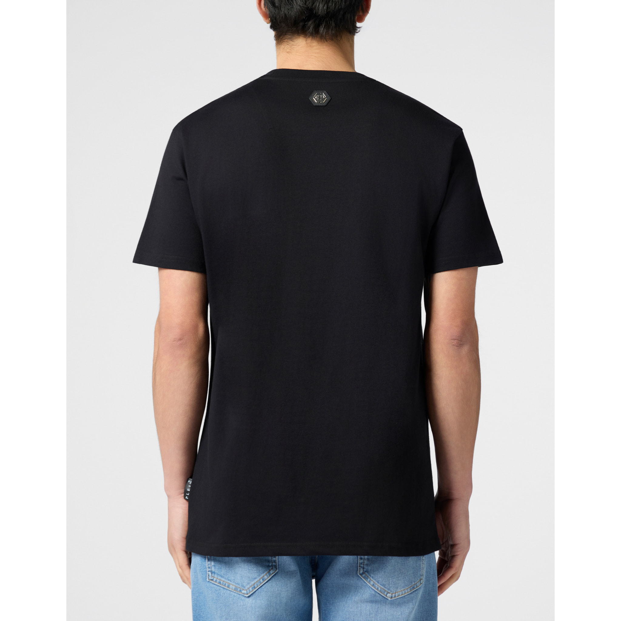 PHILIPP PLEIN Round Neck T-Shirt Bulldog Tennis Club