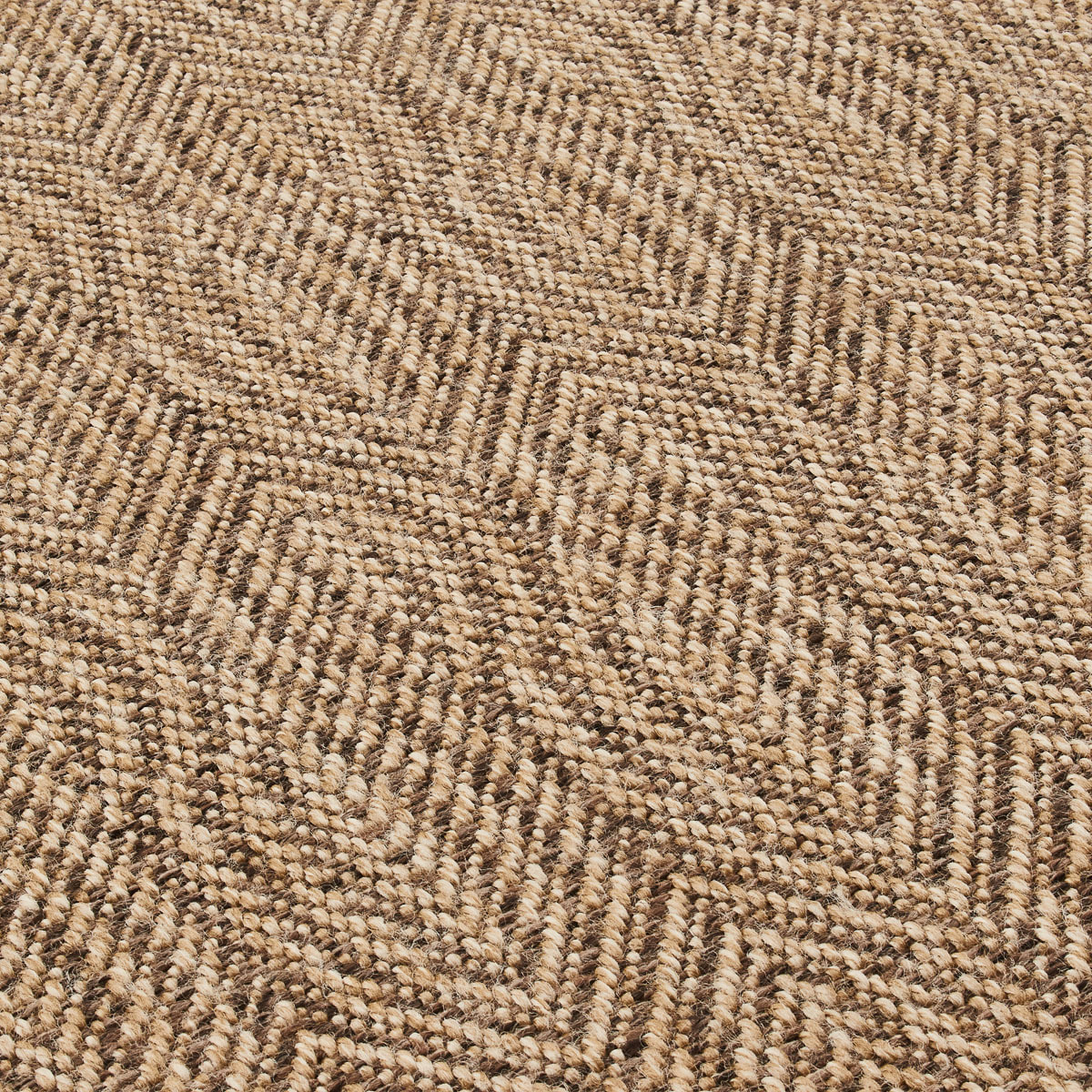 Tapis moderne effet jute naturel