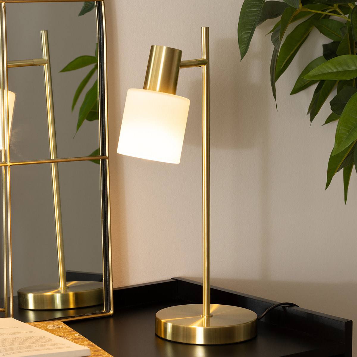 Lampe "Tais" H45cm or