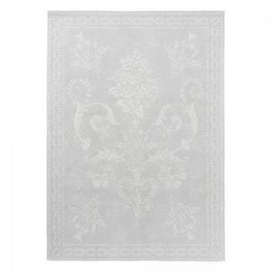 Tapis salon et chambre fait main en coton motif floral ECLATANT