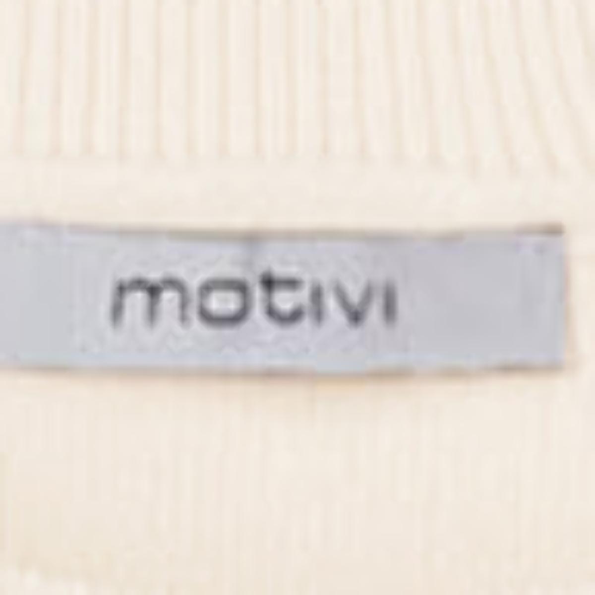 Motivi - Top de punto acanalado - Beige