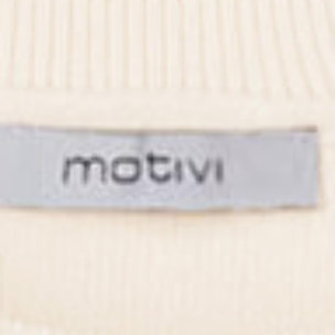 Motivi - Top de punto acanalado - Beige