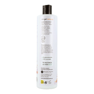 PLANETA HUERTO | Gel de Ducha Flor de Hibisco y Naranja 500 ml - Limpieza Suave y Aroma Refrescante
