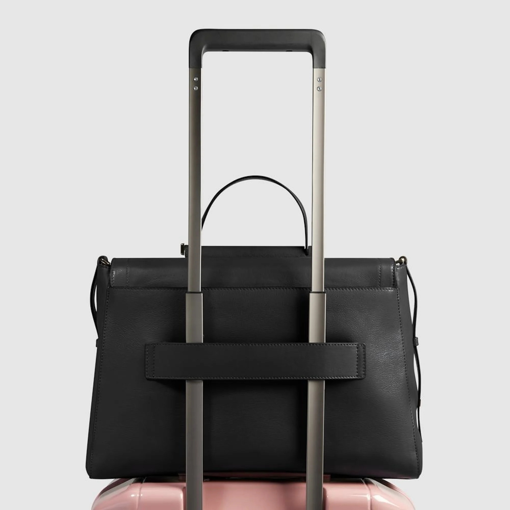 Piquadro Borsa modello satchel in pelle porta pc con protezioni antiurto e RFID