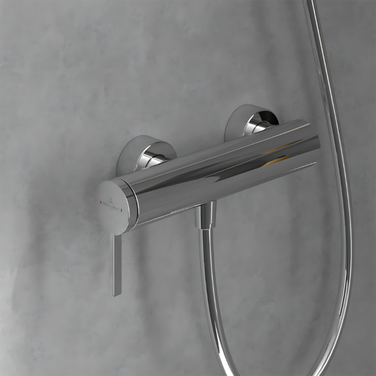 Mitigeur mécanique douche Dawn Chrome + Ensemble de douche Verve Showers 3 jets