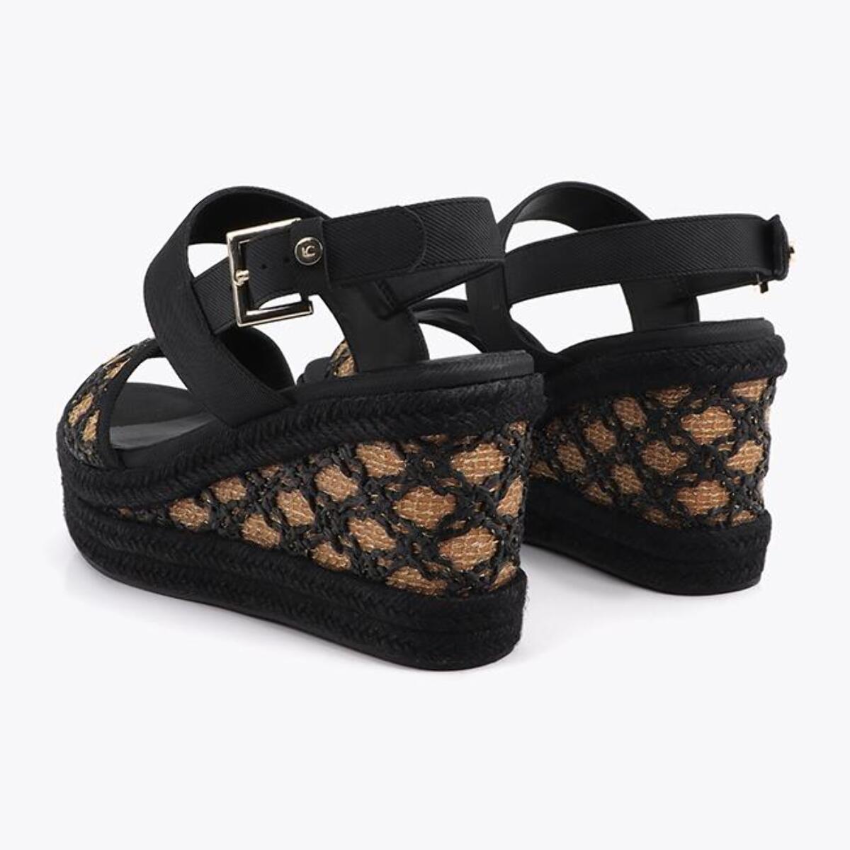 Zeppa in effetto rafia metallizzata