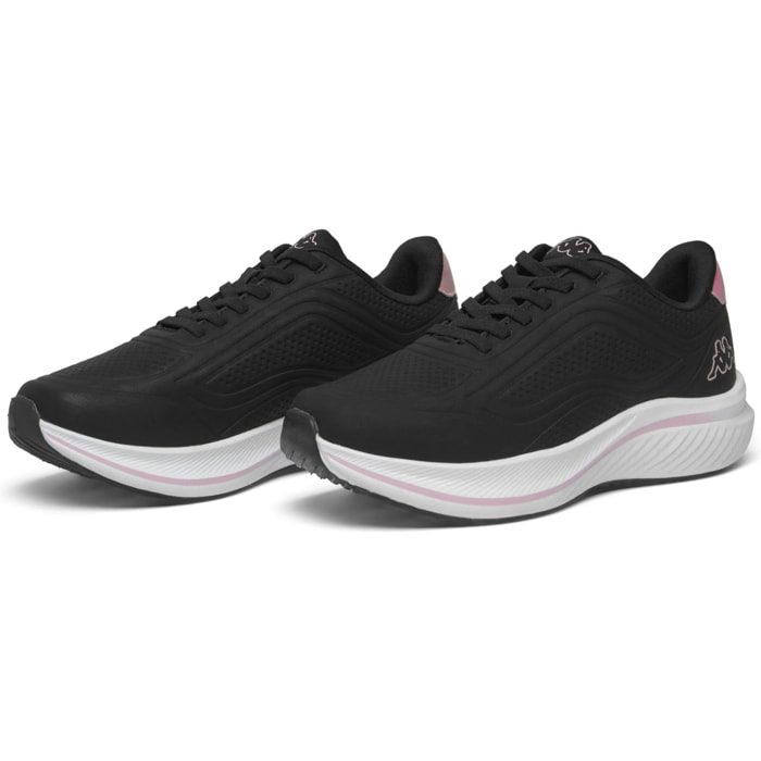 Kappa - Sneakers Donna Nero - Logo Malkween Pu
