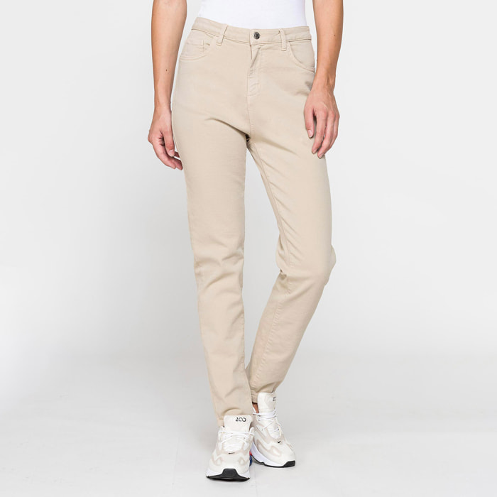 MOM JEANS DONNA MODELLO 5 TASCHE IN BULL DENIM