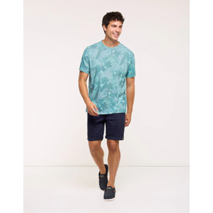 Camiseta Manga Corta Turquesa - Bayboyde