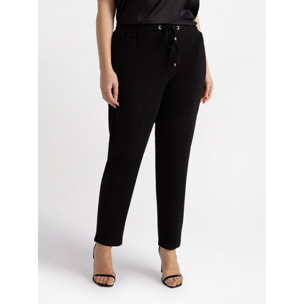 Fiorella Rubino - Pantalones joggers de tejido de punto - Negro