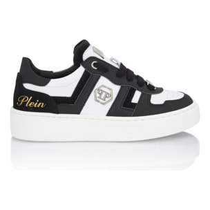 PHILIPP PLEIN Mix Materials Low-Top Sneakers
