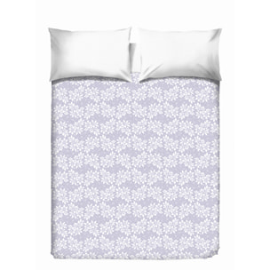 Copriletto di cotone Olivia grigio 100% cotone