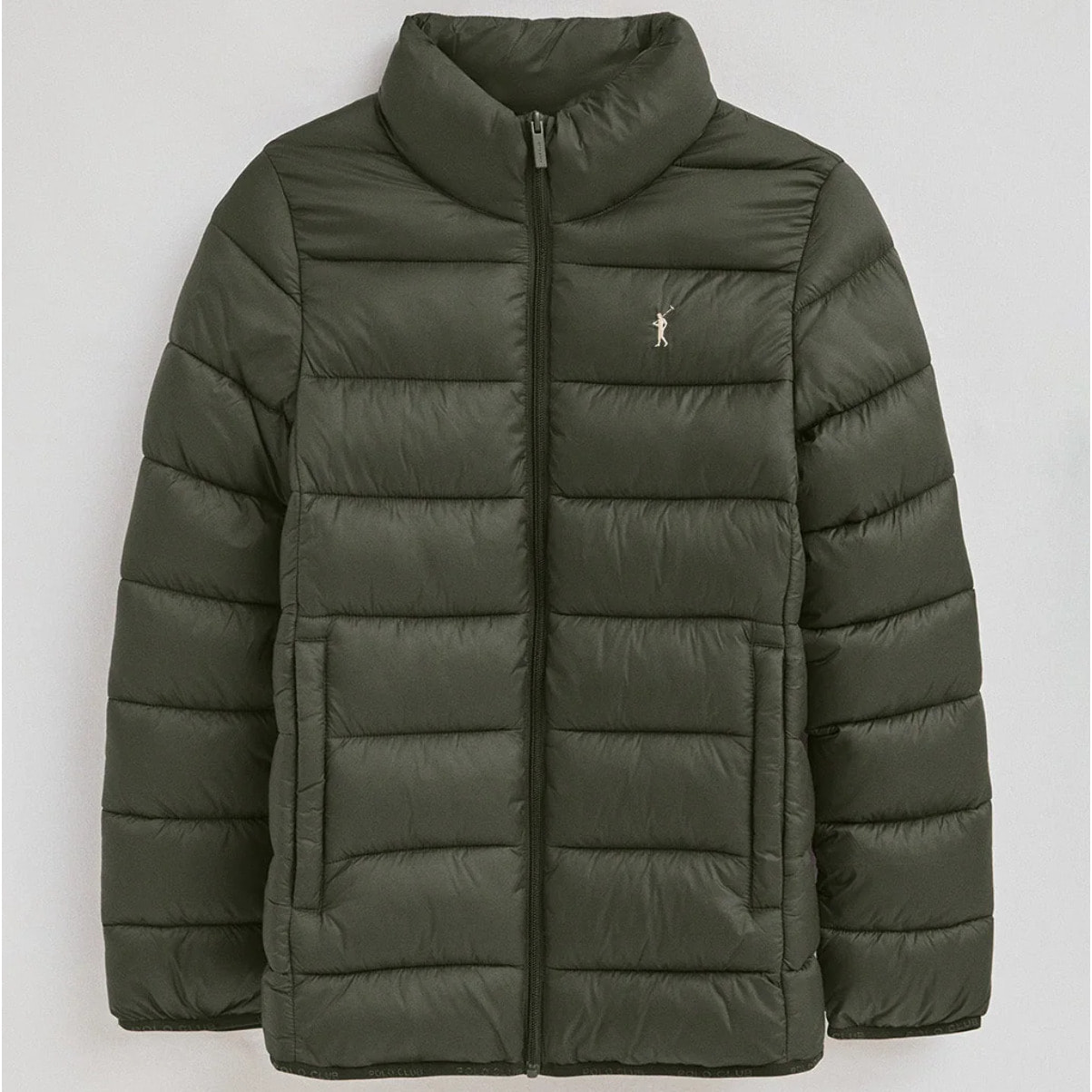 Chaqueta Salma Embroidery verde bosque con logo Rigby Go