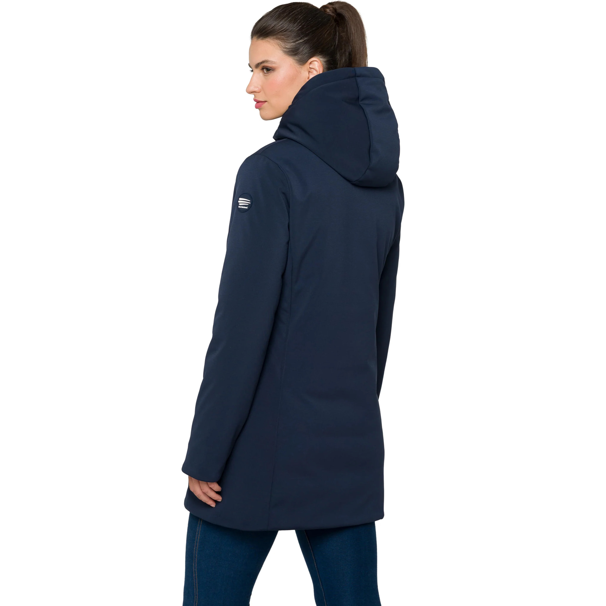 Parka JAQUELINE imbottito impermeabile blu