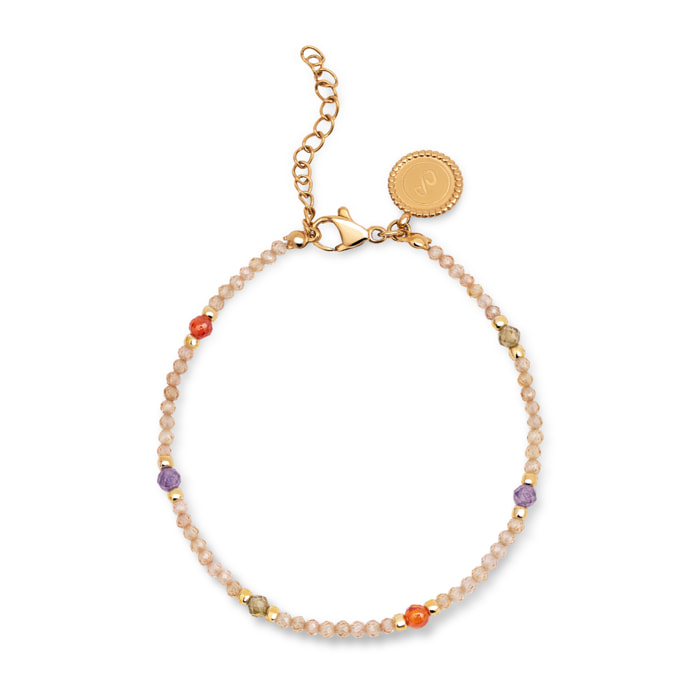 Pulsera Glam Acero Baño Oro