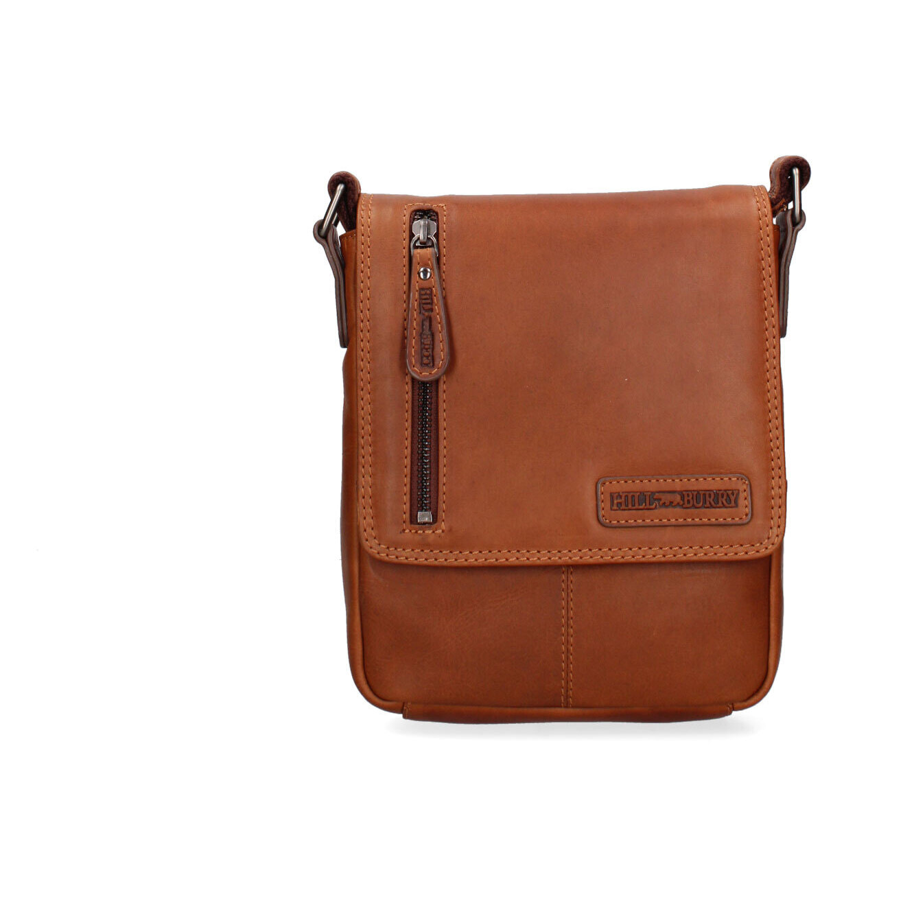 Borsa a tracolla  da uomo In Vera pelle Made in Italy 26x30x8 cm