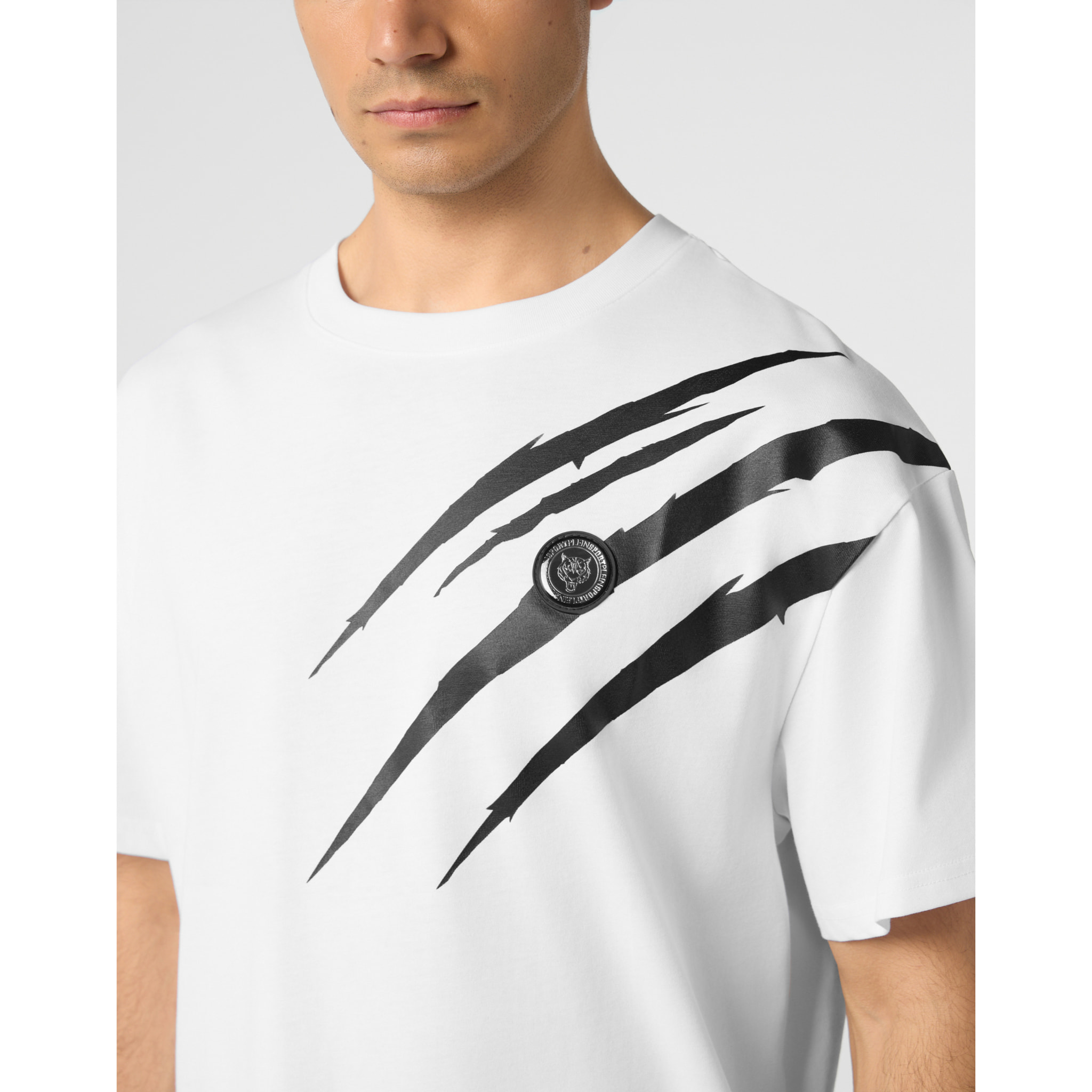 PLEIN SPORT Camiseta Cuello Redondo Ss SCRATCH