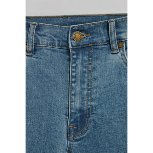 Pantalón vaquero Telma azul denim con detalles Polo Club