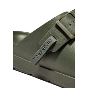 Sandalias Abiertas de Hombre Hebilla Ajustable Vibe Verde