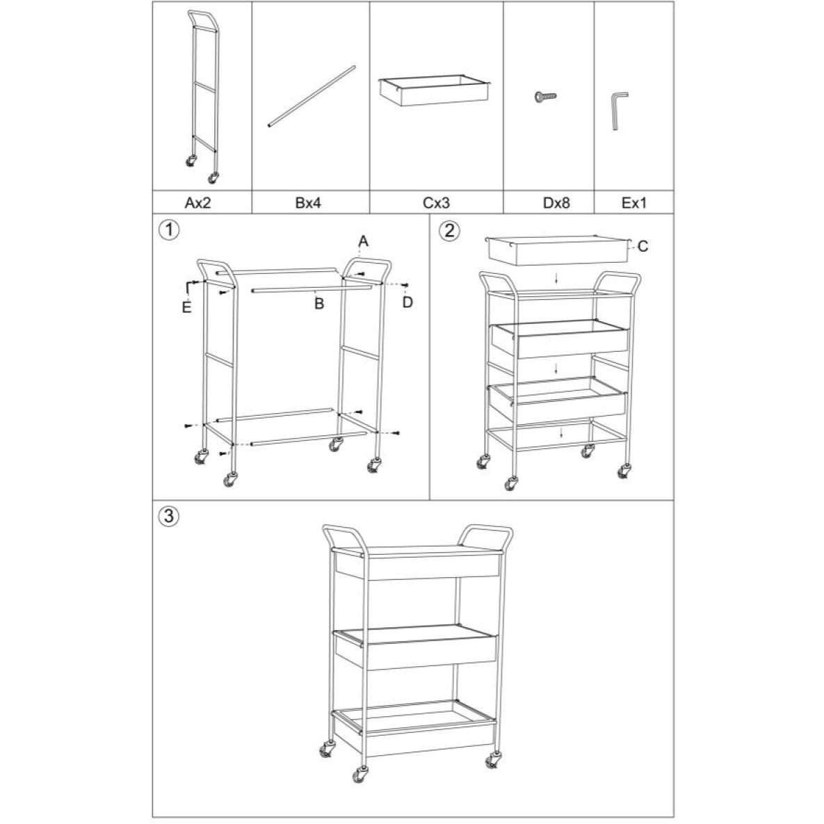 CARRELLO FASHION CHARME1921 BICOLORE