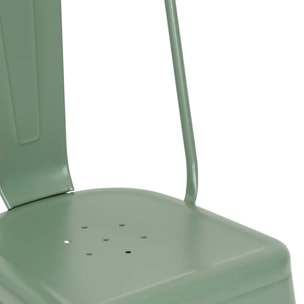 Chaise "Niko" vert olive