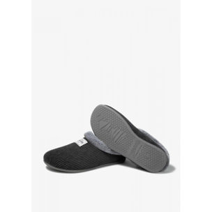 Zapatillas de Casa Mercredy Slipper Cord Negro D.Franklin