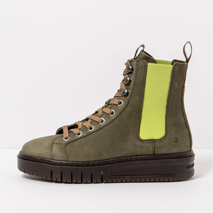 Botines 1779 NOBUCK KAKI-PISTACHO/BELLEVILLE color Kaki-pistacho