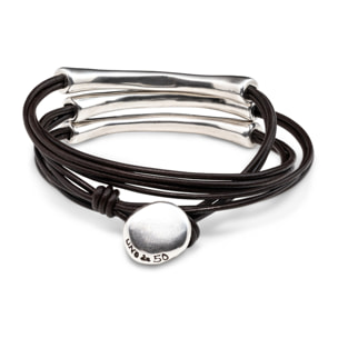 Pulsera "o no tubi" PLATEADO L