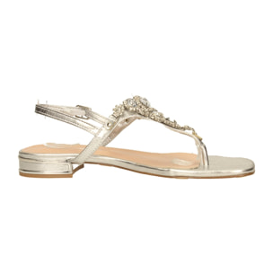 Sandali Donna Tata Italia Argentato