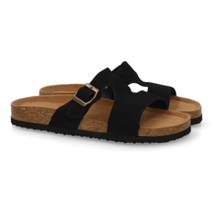 Sandalia hombre cómoda con hebilla