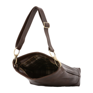 Borsa a spalla  da donna In Vera pelle Made in Italy 32x32x11 cm
